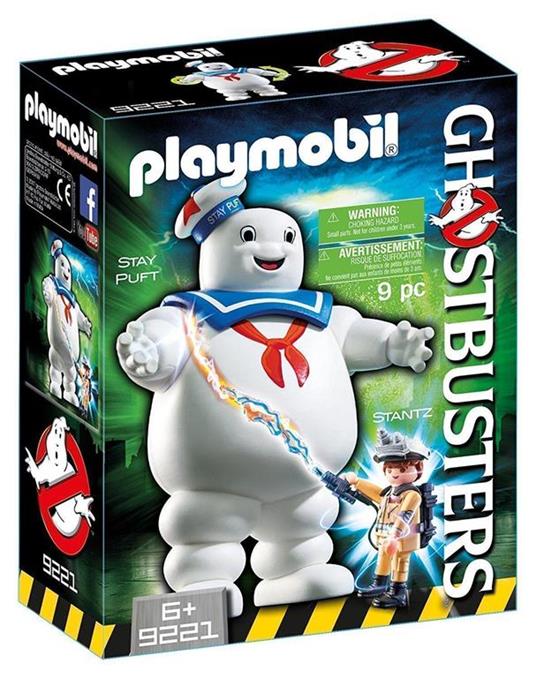 Playmobil Ghostbusters (9221). Omino Marshmallow e Stantz - 38