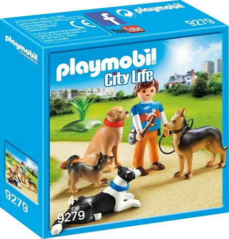 Playmobil Redisenza degli Animali (9279). Addestratore di Cani