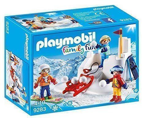 Playmobil Sport Invernali (9283). Battaglia a Palle di Neve - 5