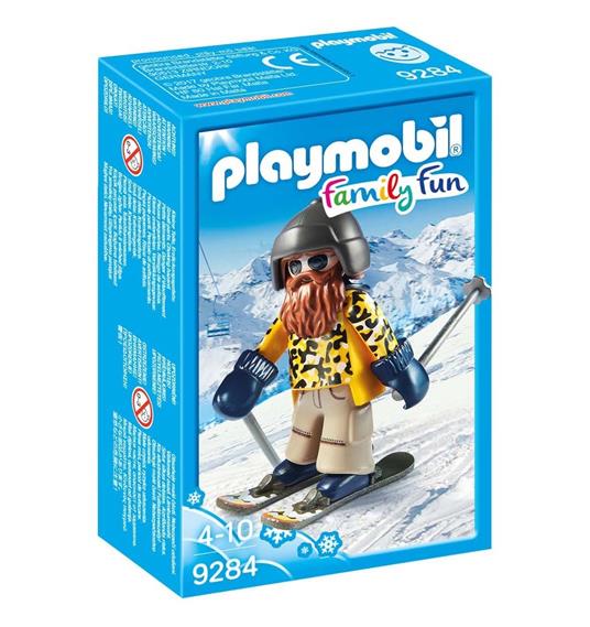 Playmobil 9284. Family Fun. Sciatore Con Snowblades