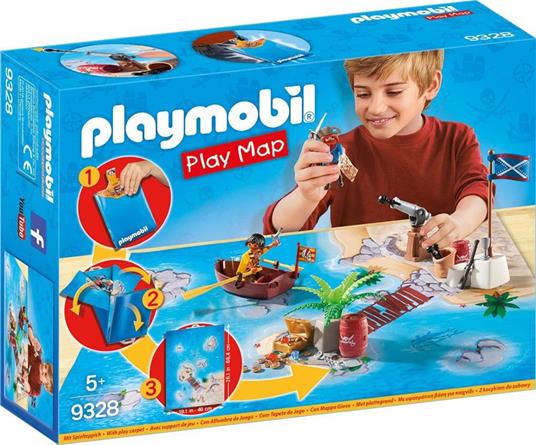 Playmobil 9328. Play Map. Il Tesoro Dei Pirati - 74