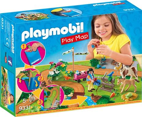 Playmobil 9331. Play Map. Passeggiata A Cavallo