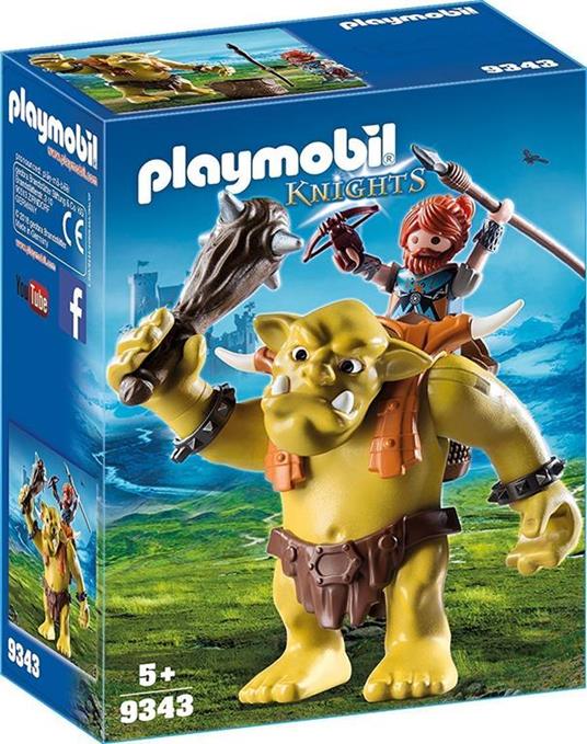 Playmobil Epici Guerrieri (9343). Guerriero con Troll Gigante - 5