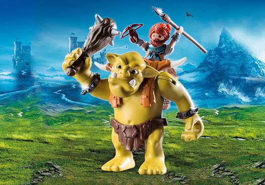 Playmobil Epici Guerrieri (9343). Guerriero con Troll Gigante - 8