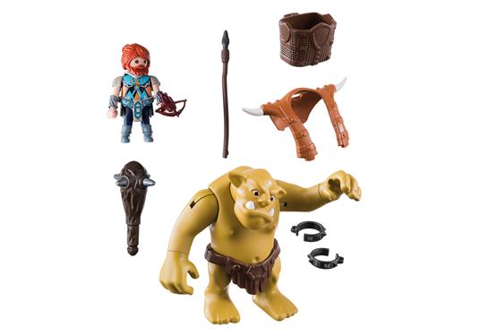 Playmobil Epici Guerrieri (9343). Guerriero con Troll Gigante - 9