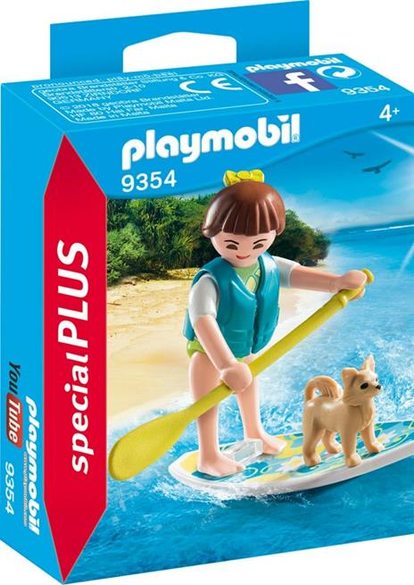 Playmobil Special Plus (9354). Ragazza con Stand Up Paddling