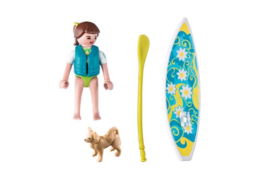 Playmobil Special Plus (9354). Ragazza con Stand Up Paddling - 4