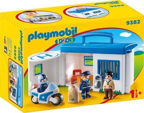 Playmobil 1. 2. 3 (9382). Centrale della Polizia Portatile 1. 2. 3 - 2