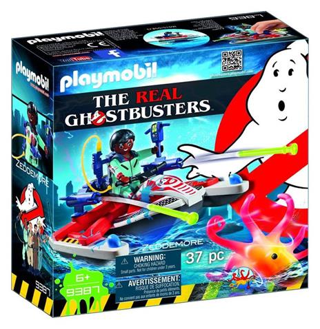 Playmobil Ghostbusters (9387). Zeddemore con Acqua Scooter - 74