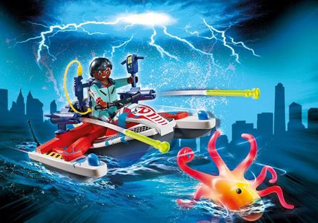 Playmobil Ghostbusters (9387). Zeddemore con Acqua Scooter - 3