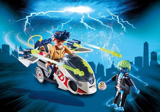 Playmobil Ghostbusters (9388). Stantz con Moto Volante - 3