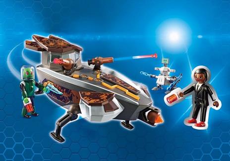 Playmobil 9408. Super 4. Serie Iii. Veicolo Spaziale Con Agente Gene - 3