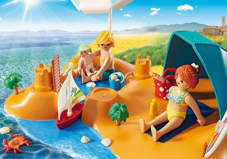 Playmobil Casa Vacanze (9425). Famiglia in Spiaggia - 13