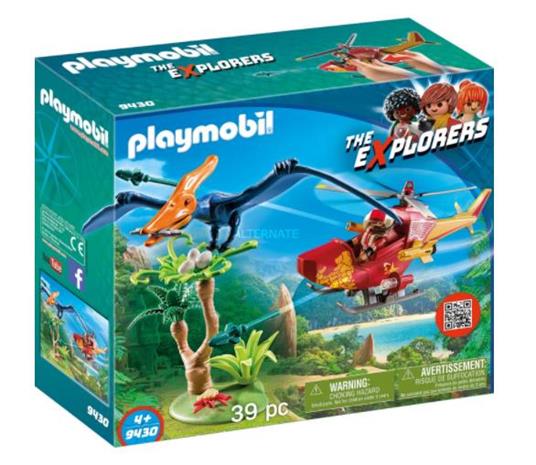 Playmobil Dinos (9430). Elicottero e Pterodattilo