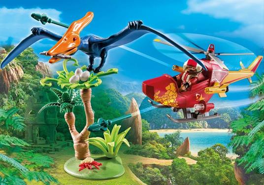Playmobil Dinos (9430). Elicottero e Pterodattilo - 3