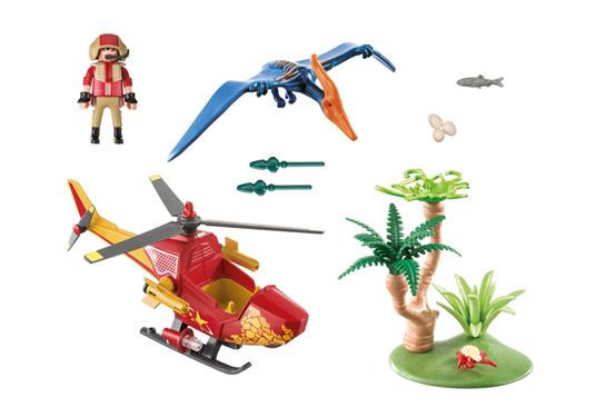 Playmobil Dinos (9430). Elicottero e Pterodattilo - 4