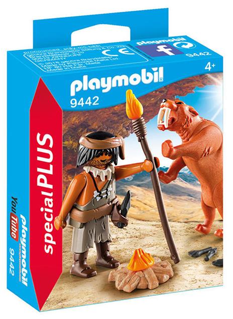 Playmobil 9442. Special Plus. Uomo Preistorico Con Tigre