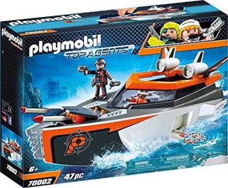 Playmobil Top Agents IV (70002). Motoscafo