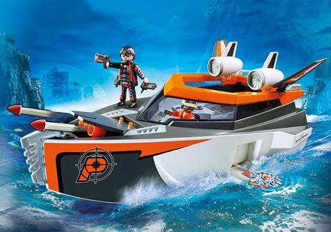 Playmobil Top Agents IV (70002). Motoscafo - 7