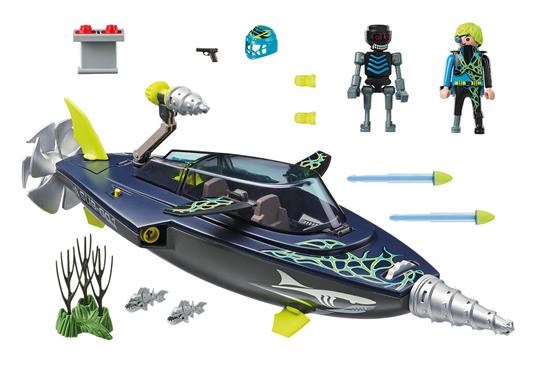 Playmobil Top Agents IV (70005). Sottomarino - 4