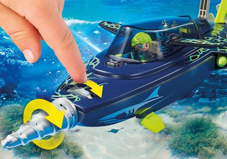 Playmobil Top Agents IV (70005). Sottomarino - 8