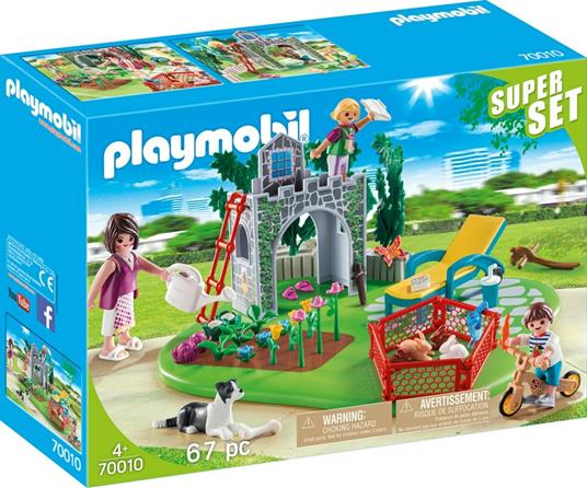 Playmobil Super Set (70010). Pomeriggio in Giardino
