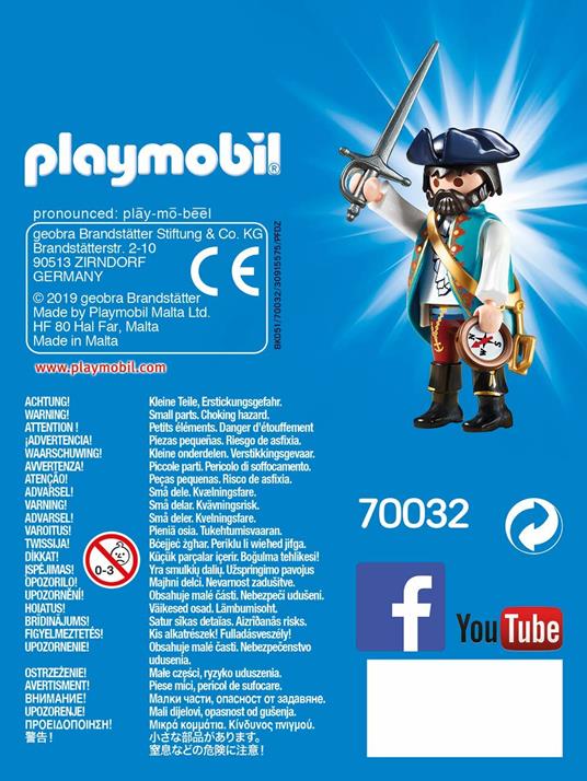 Playmobil Playmo-Friends (70032). Pirata - 3