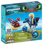 Playmobil Dragons (70041). Astrid con Tuta da Volo e Gargarozzone