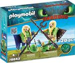 Playmobil Dragons (70042). Testabruta & Testaditufo con Tuta da Volo