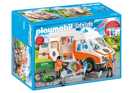 Playmobil 70049 Ambulanza con luci lampeggianti - 4
