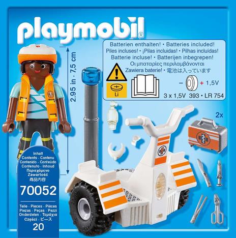 Playmobil Pronto Intervento (70052). Balance Scooter - 3