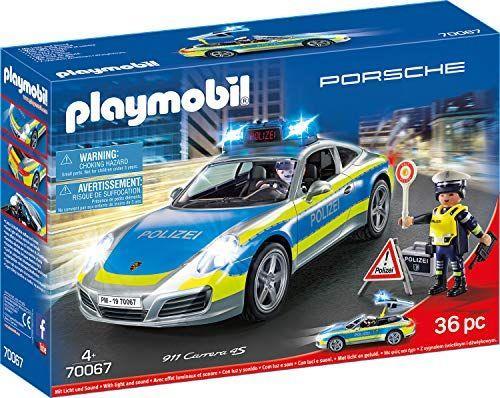 Playmobil: 70067 - City Action Porsche 911 Carrera 4S Polizei - Bunt