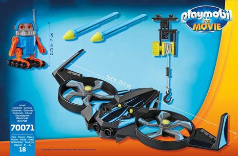 Playmobil The Movie (70071). Playmobil: The Movie Robotitron con Drone - 3