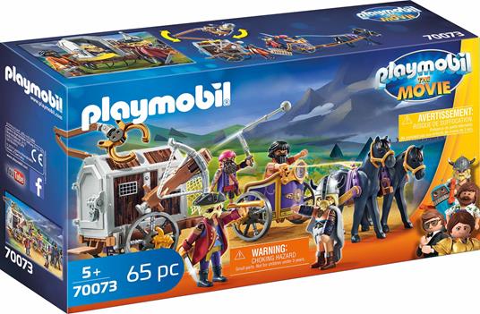 Playmobil The Movie (70073). Playmobil: The Movie Charlie con Carro Prigione - 3