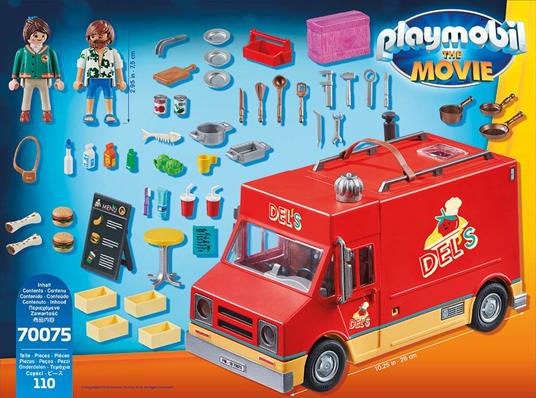 Playmobil The Movie (70075). Playmobil: The Movie Food Truck di Del - 4