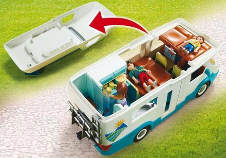 Playmobil 70088 Camper con famiglia in vacanza - 5