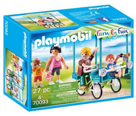 Playmobil Camping (70093). Famiglia in Bicicletta