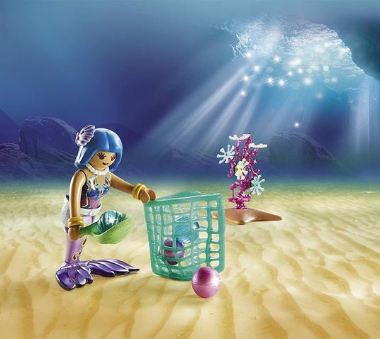 Playmobil Magico Mondo delle Sirene (70099). Cercatori di Perle con Manta - 5