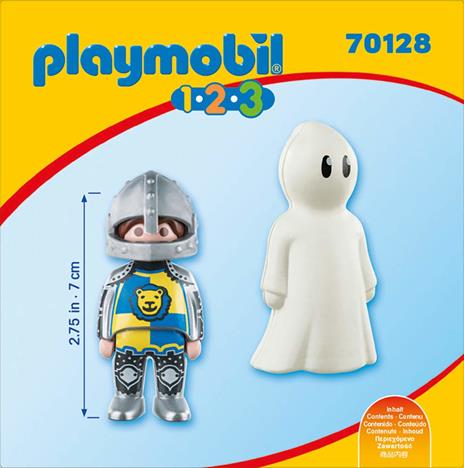 Playmobil 1. 2. 3 (70128). Cavaliere con Fantasma 1. 2. 3 - 3