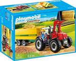 Playmobil Fattoria (70131). Trattore con Rimorchio per Mangime