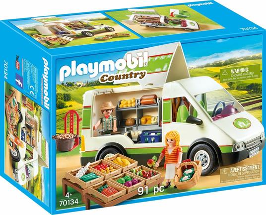 Playmobil Fattoria (70134). Furgone Mercato Bio