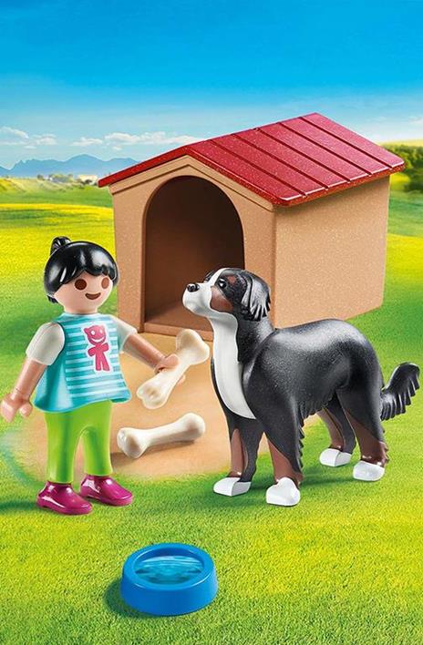 Playmobil Fattoria (70136). Cane con Cuccia - 2