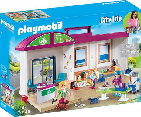 Playmobil Redisenza degli Animali (70146). Clinica Veterinaria Portatile - 4