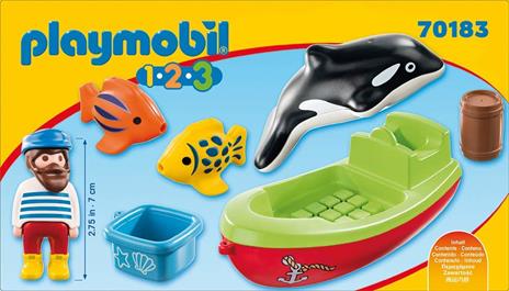 Playmobil 1. 2. 3 (70183). Barca del Pescatore 1. 2. 3 - 3