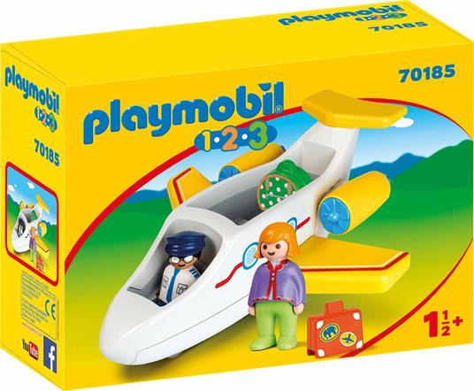 Playmobil 1. 2. 3 (70185). Aereo Passeggeri 1. 2. 3