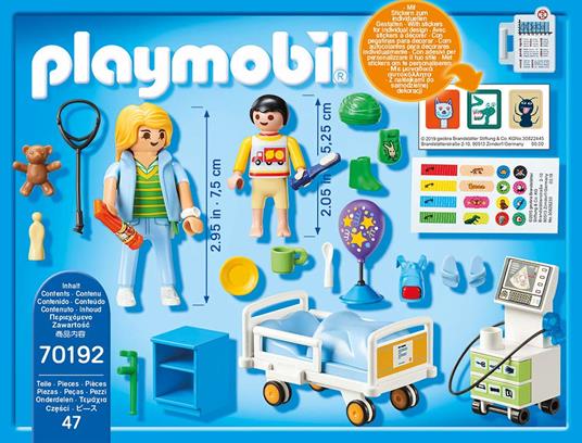 Playmobil 70192 Reparto dell'Ospedale per i bambini - 4
