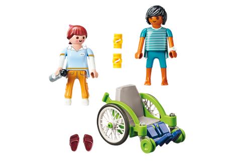 Playmobil 70193 Paziente con sedia a rotelle - 2