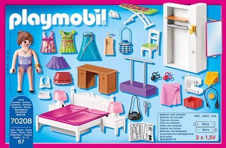 Playmobil 70208 Camera da letto con angolo per cucito - 5