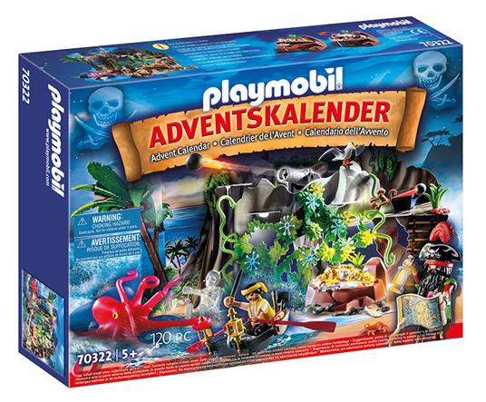 Playmobil (70322). Calendario Dell'Avvento "Il Covo Dei Pirati"