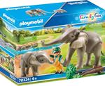Playmobil Guardiano Zoo con Elefanti